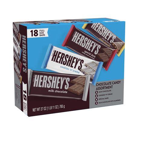 Hershey's, Chocolate Candy Bar Variety Pack, 18 ct, 26.4 Oz. - Walmart.com