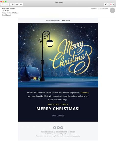 Ready-to-Send Christmas Email Template By Email Uplers