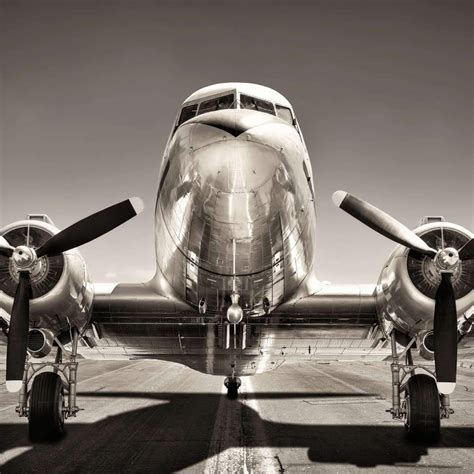 Vintage Airplane Canvas Drawings | Artwork