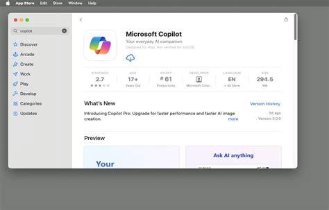 How to use Microsoft Copilot app on macOS