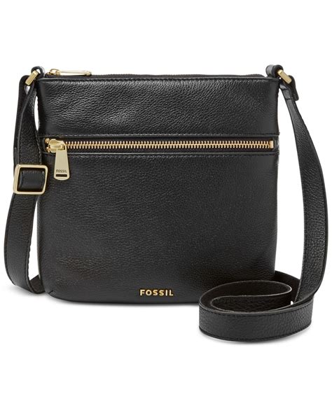 Fossil Black Leather Mini Backpack Purse | Ermes