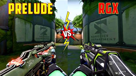 PRELUDE TO CHAOS Vandal VS RGX 11Z PRO Vandal Comparison || Which One Is The Best Vandal Skin ...