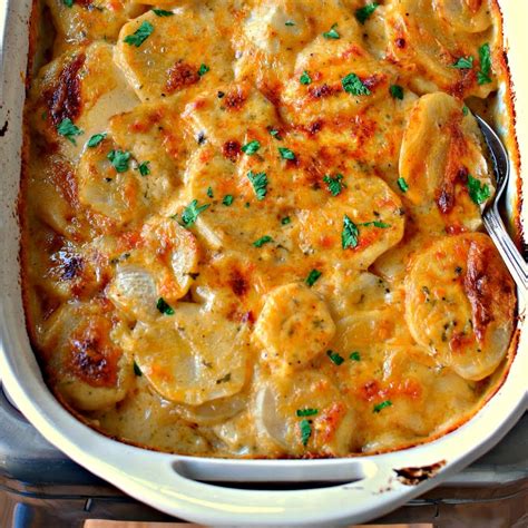 Cheesy Scalloped Potatoes 4 | Just A Pinch Recipes