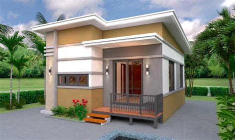 Small Bungalow House with Two Bedrooms - Pinoy House Designs