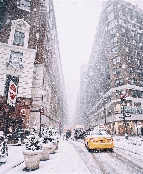 Snow in New York City Places To Travel, Travel Destinations, Places To ...