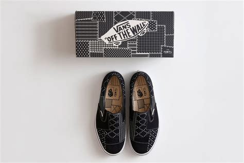 FDMTL x Vans Dark Indigo Sashiko Sk8-Hi and Slip-On Sneakers