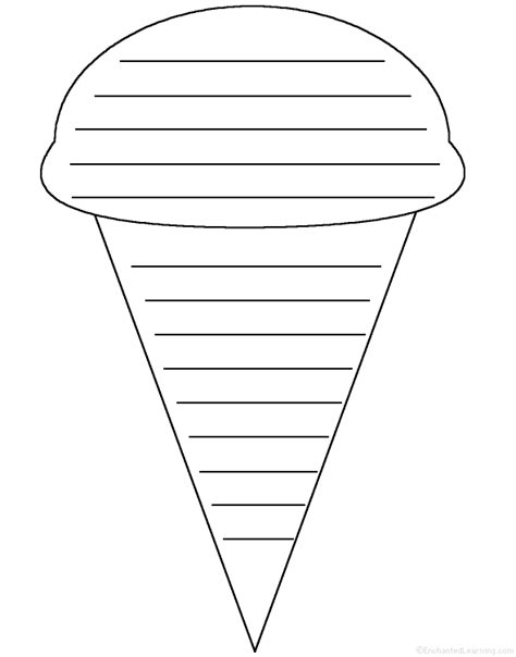 SHAPE poems - ice cream cone | Shape poems, Shape poems for kids, Poetry for kids