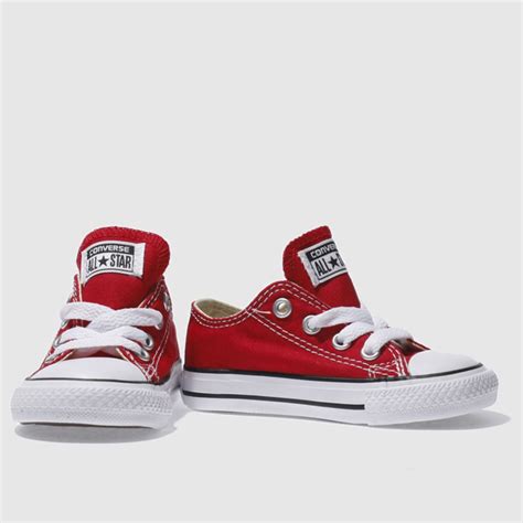 Kids Toddler Red Converse All Star Lo Trainers | schuh