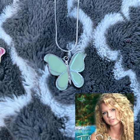 Taylor swift themed butterfly necklaces 6$ a... - Depop