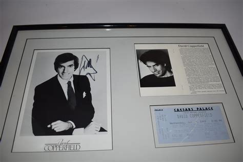 Signed David Copperfield Photo Collage | Magic Collectibles