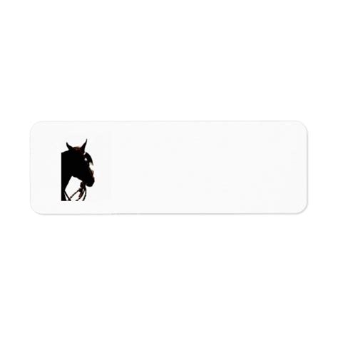 Western Horse Return Address Labels | Zazzle.com