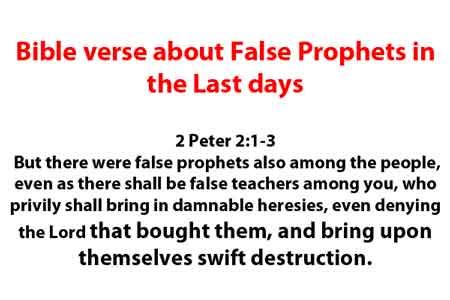 Bible verse about False Prophets in the Last days | End Time Message