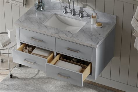 Ariel hutton 42 in. single sink floating wall cabinet