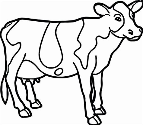 Free Cow Coloring Pages di 2020 | Warna, Sapi, Gambar