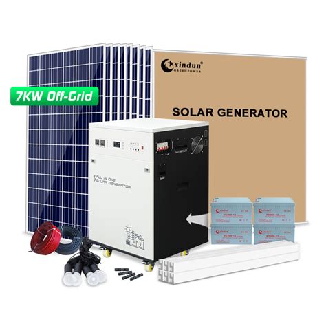 Best portable solar power backup generator kit for home use