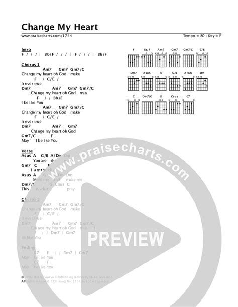 Change My Heart Oh God Chords PDF (Eddie Espinosa) - PraiseCharts