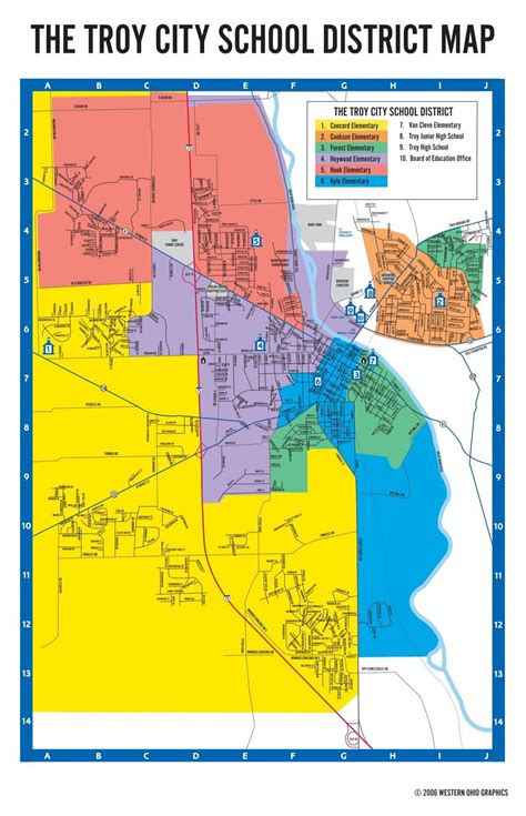 District Map - Troy City Schools