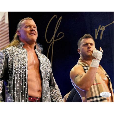 Chris Jericho & MJF Promo - DUAL AUTOGRAPHED — Highspots.com