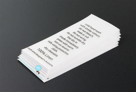 Fabric Care Labels Sew on Labels Printing Labels Satin | Etsy