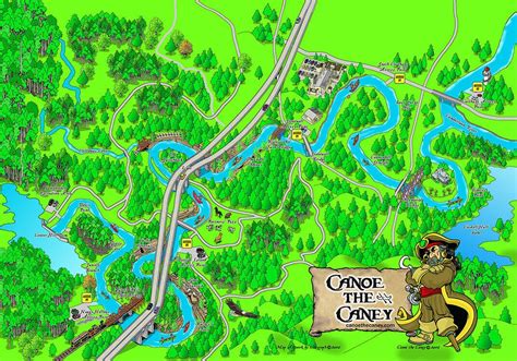 Caney Fork River Map - Caney Fork River - Canoe The Caney