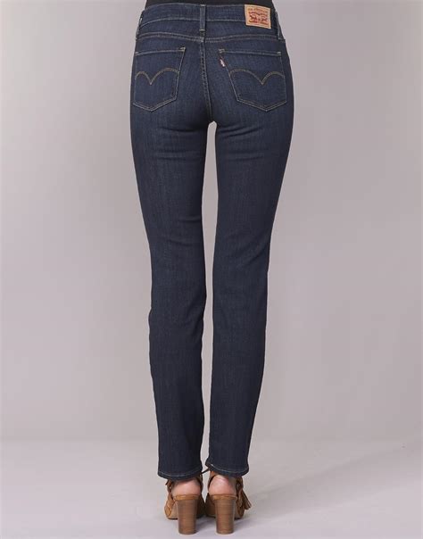 Levi's Denim Levis 714 Straight Women's Jeans In Blue - Lyst