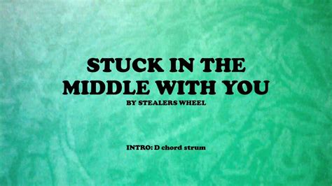 Stuck in the middle with you by Stealers Wheel - Easy chords and lyrics ...