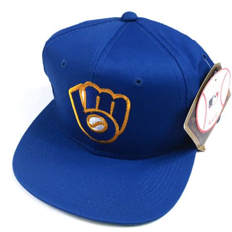 Vintage Milwaukee Brewers Snapback Hat MLB Baseball 90s – For All To Envy