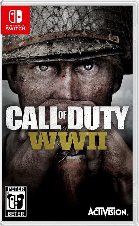 Call of Duty World War 2 Nintendo Switch Cover by PeterisBeter on ...