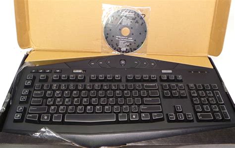 OEM Alienware TactX USB Multimedia Backlit US Keyboard N495N KG900 ...