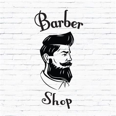 Barber Shop Gentlemens Hair Men Salon Window Vinyl Sign Sticker ...