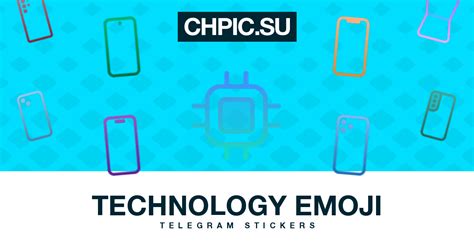 Technology emoji Telegram stickers