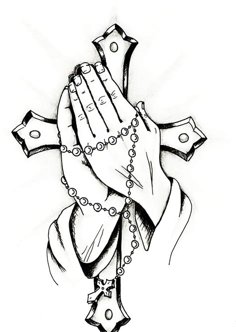 Free Praying Hands Holding A Cross, Download Free Praying Hands Holding A Cross png images, Free ...