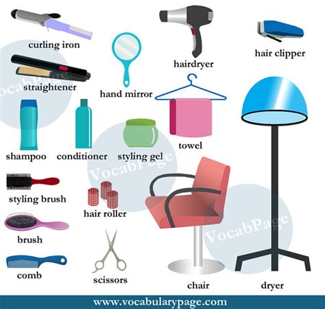 Beauty Salon Vocabulary - Vocabulary Home