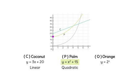 Linear Quadratic And Exponential Graphs