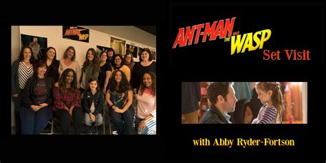 Ant-Man and The Wasp Interview with Abby Ryder-Fortson