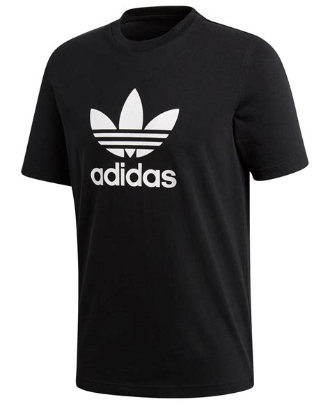 adidas Cotton Men's Originals Treifoil T-shirt in Black for Men - Save ...