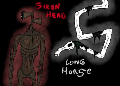 Siren Head and Long Horse by Missingno-54 on DeviantArt