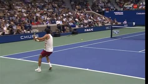 US Open 2023 Men’s Singles – Semifinals | Medvedev with a great volley ...