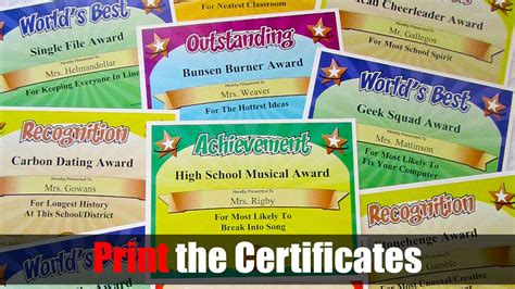 Funny Awards - Silly Awards, Humorous Award Certificates | Funny awards, Funny awards ...