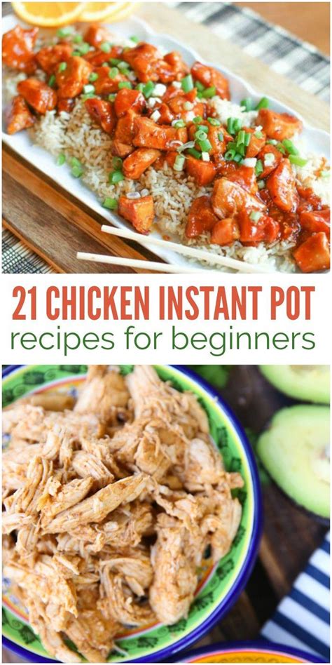 21 Instant Pot Chicken Recipes Easy Enough for Beginners | Instant pot ...