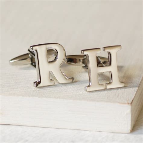 Monogram Cufflinks - Etsy