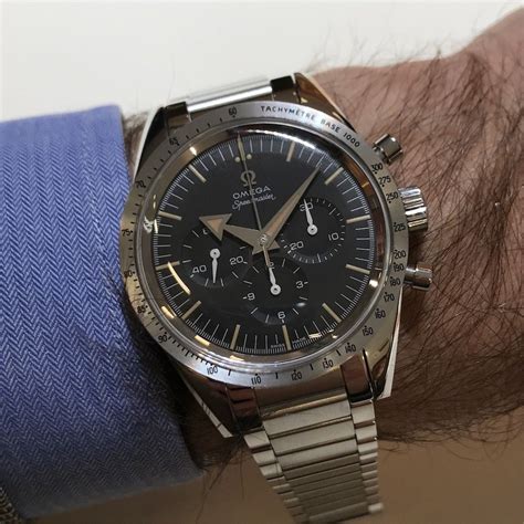 Omega Speedmaster 1957 reissue Omega Speedmaster 1957, Baselworld ...