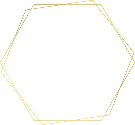 Geometric Border Png Golden Frame Geometric Clipart 5746837 | Images ...