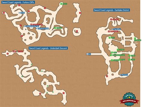 Introduction and Map M11 | Forlorn Cliffs / Darklake District ...