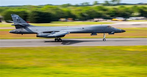 USAF says when two more B-1B Lancer supersonic bombers will be deployed to RAF Fairford ...