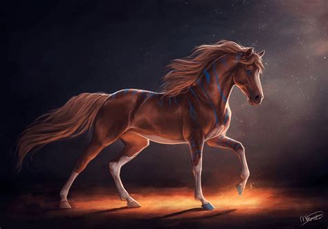 Download Fantasy Horse HD Wallpaper by Lunameyza