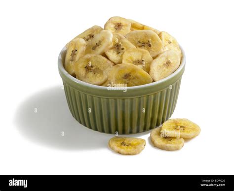 dried banana chips Stock Photo - Alamy