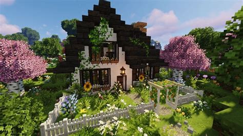 The Best 25 Aesthetic Cottagecore Minecraft House Easy - Bargamo