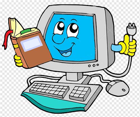 Laptop Cartoon Computer, Computer, text, computer, cartoon png | PNGWing