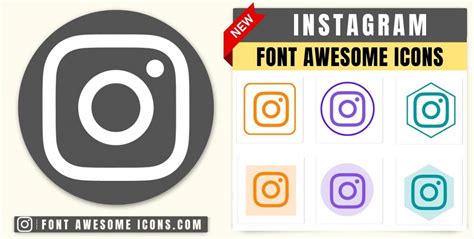 Font Awesome Instagram Icon (IG) | Fa Fa Instagram HTML CSS Icon Code